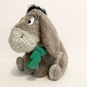 Disney Winnie the Pooh and the Honey Tree 55 Years Eeyore Plush Thistle Flower